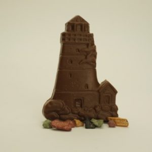 Chocolate Lighthouse with Rocks