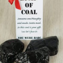 Milk Chocolate Coal Christmas