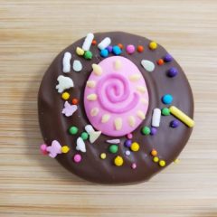 Easter Oreo Cookie with Sprinkles