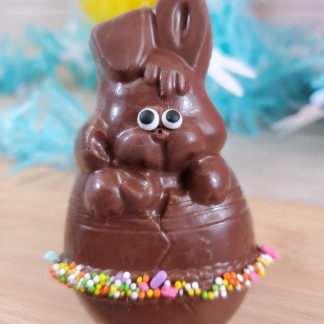 Sweet Spot Chocolate Shop Bunny in Decorated Egg